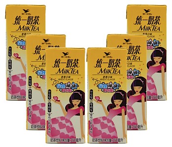 统一 盒装奶茶 - 麦香味 (1组6盒) 6x250ml